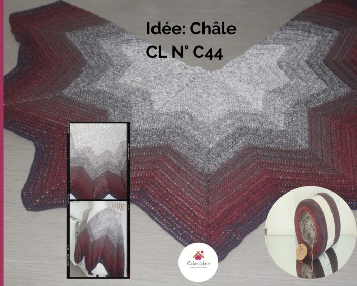 Pelote Cake laine dégradée dans la boutique cakeslaine.com CL N°C44 Crochet & Tricot