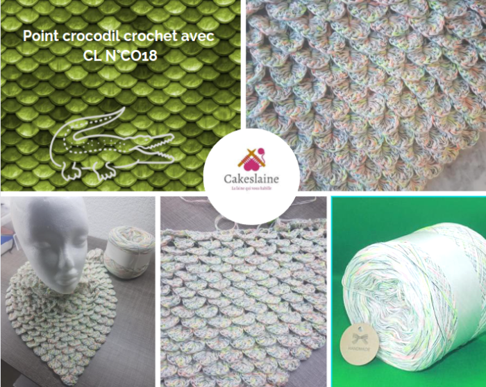 Pelote Cake laine dégradée dans la boutique cakeslaine.com CL N°CO18 Crochet & Tricot