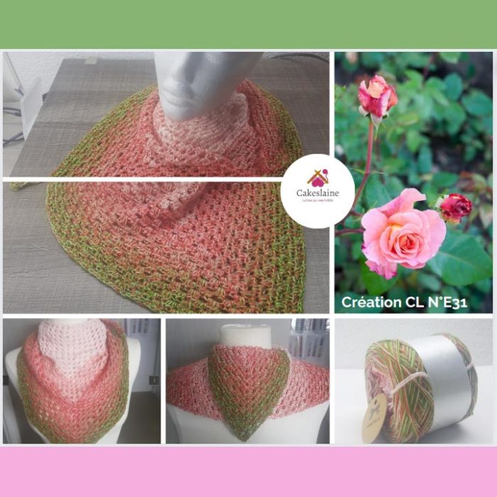 Pelote Cake laine dégradée dans la boutique cakeslaine.com CL N°E31 Crochet & Tricot